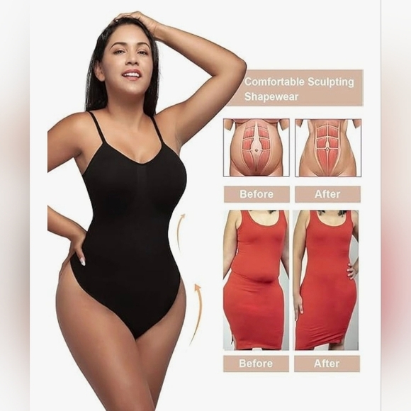 SHAPERX Women's Shapewear Bodysuit #888 - Picture 10 of 12